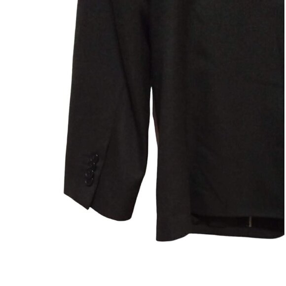 BANANA Republic Charcoal Gray Slim Fit Single Breasted Blazer Sz 42L - Picture 5 of 8